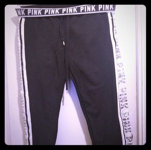 Pink sequin sweatpants